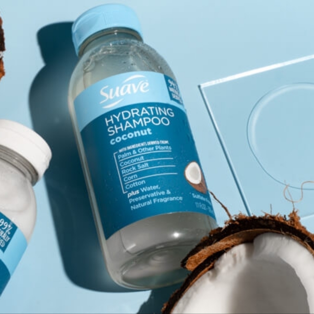 Suave Coconut Hydrating Shampoo Travel Size New